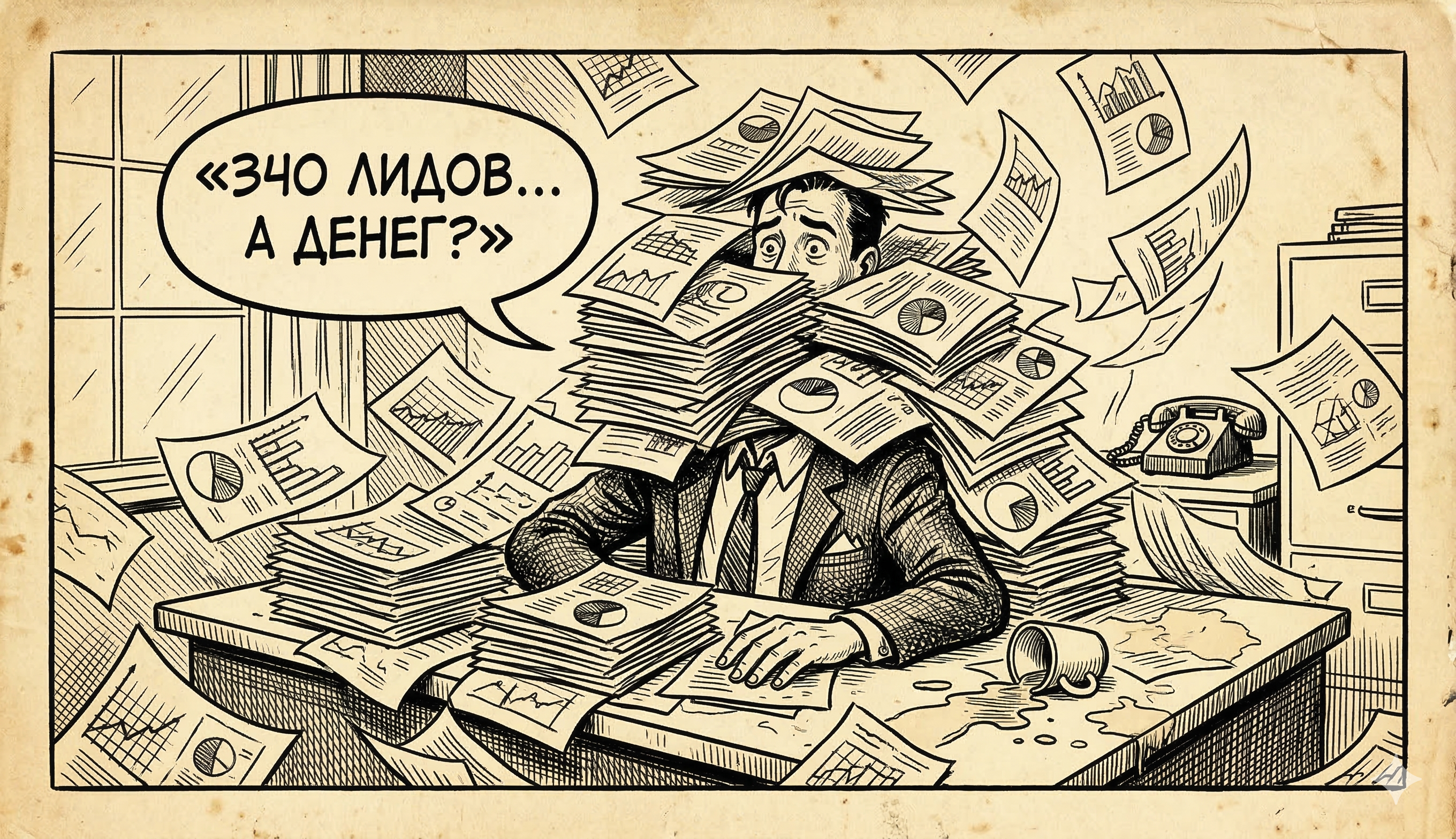 Собственник тонет в 40-страничном маркетинговом отчёте